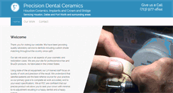 Desktop Screenshot of precisiondentalceramics.org
