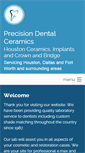 Mobile Screenshot of precisiondentalceramics.org